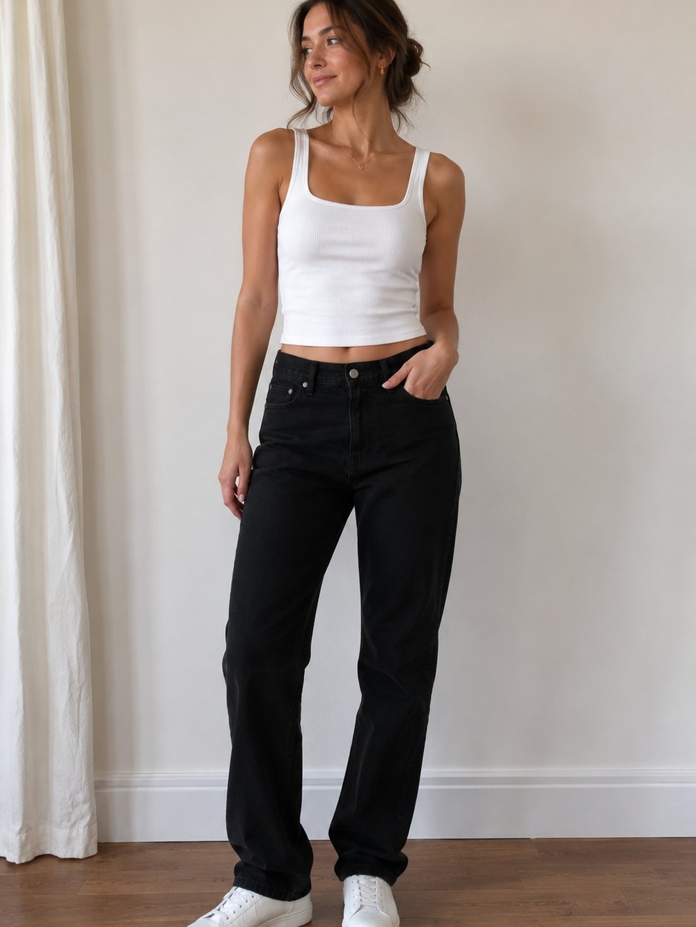 torrid Black Straight Leg Jeans